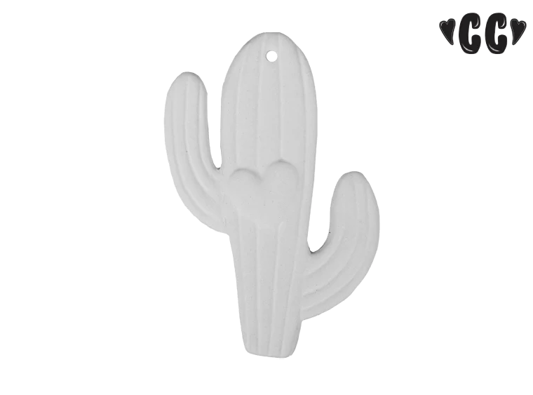 💜 Cactus Ornament with Heart
