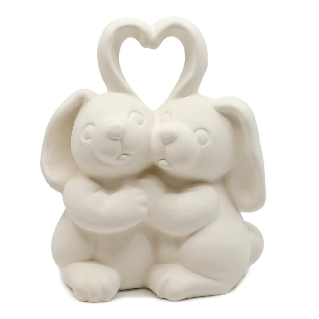 🎀 Hugging Bunnies