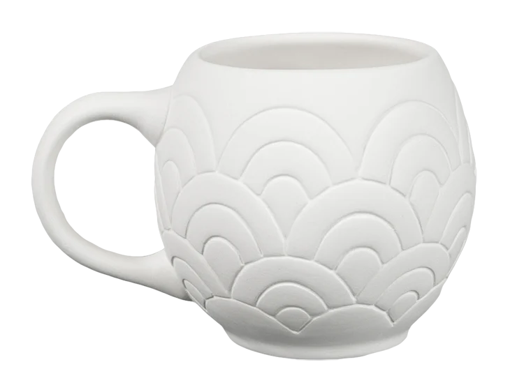 🏮 Scalloped Mug